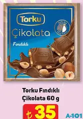 TORKU FINDIKLI ÇİKOLATA 60 G